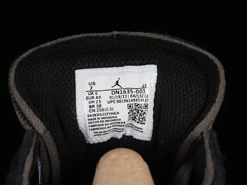 All categories Air Jordan Jordan series basketball shoes Air Jordan 1 Low Air Jordan 1 Low "Black Grey" AJ1 Joe 1 black gray retro culture and leisure sports sneakers DN1635-001